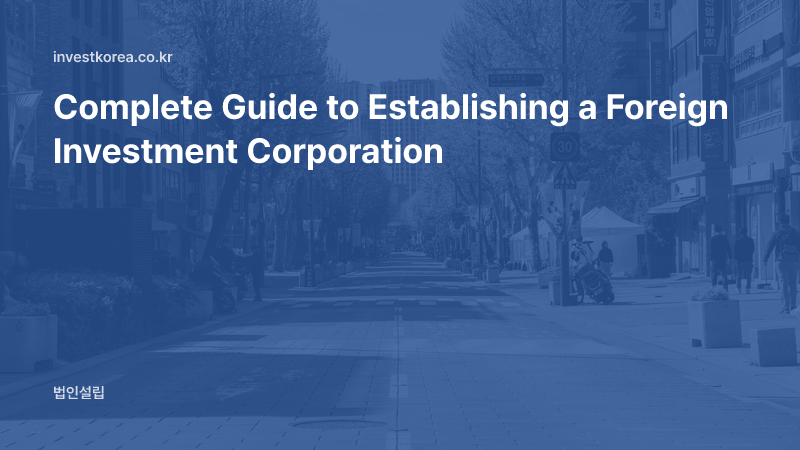 Complete Guide to Establishing a Foreign Investment Corporation