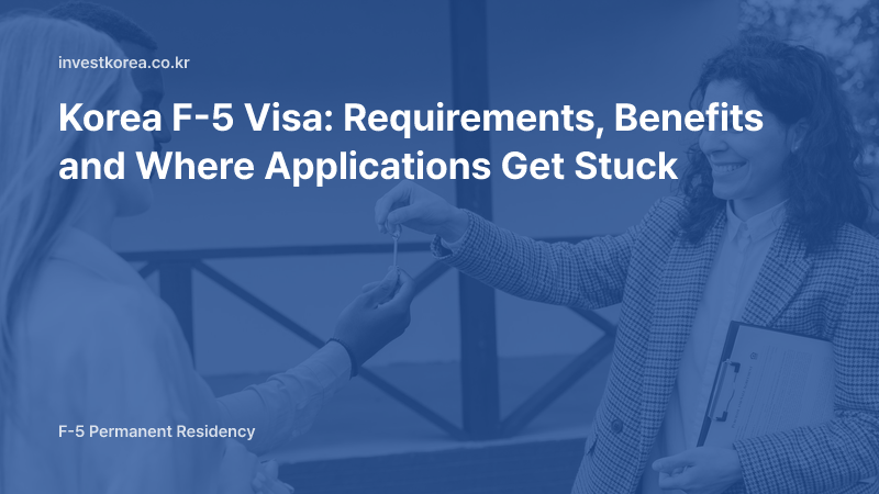 Photo of house keys being handed over: Korea F-5 Visa: Permanent Residency Requirements, Benefits and Where Applications Get Stuck
