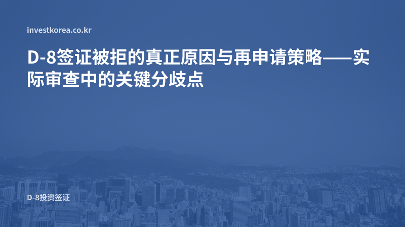 D-8签证被拒的真正原因与再申请策略——实际审查中的关键分歧点